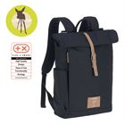 Obrazek Plecak dla mam z akcesoriami Rolltop Backpack night blue LASSIG